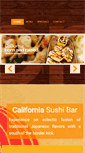 Mobile Screenshot of californiasushibar.com